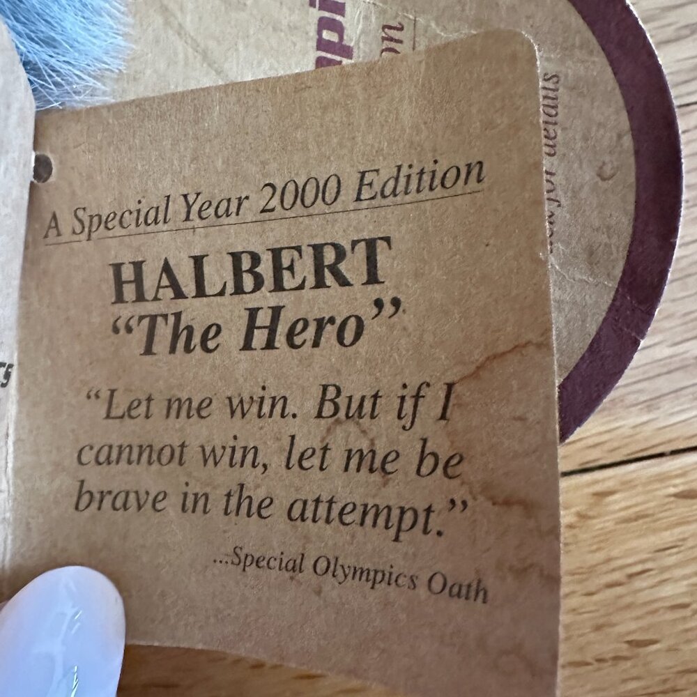 Dakin Artist Collection Lou Rankin Special Olympics 2000 Halbert The Hero Bear - Picture 9 of 15